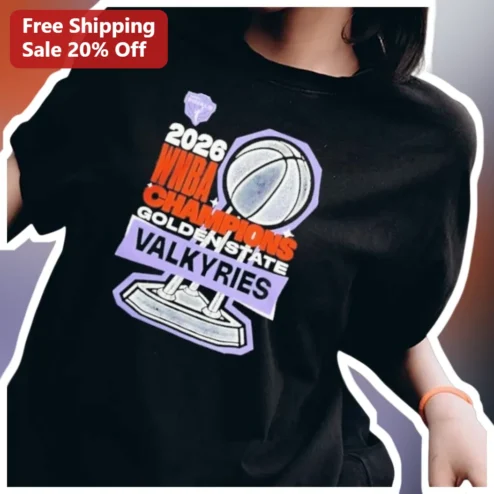 2026 WNBA Champions Golden State Valkyries Tee First Time Champion Fan Apparel