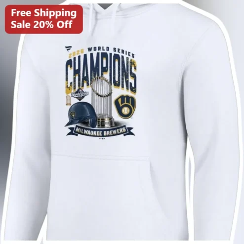 2026 World Series Champions Milwaukee Brewers Hoodie First-Ever Title Commemorative Pullover