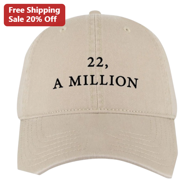 22, A Million Cap Bon Iver Album Merch Vintage Washed Cotton Dad Hat Gift for Indie Folk Fans