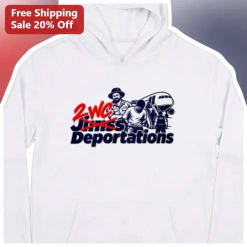 2WC Jim's Deportations Hoodie Australian Political Satire Merch