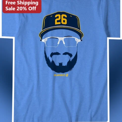 Tee Bearded Gamer Esports Apparel with Custom Number Design