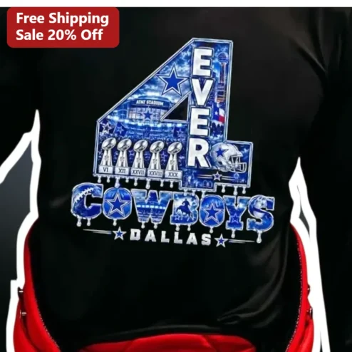 4 Ever Cowboys Dallas Long Sleeve Shirt Fan Apparel