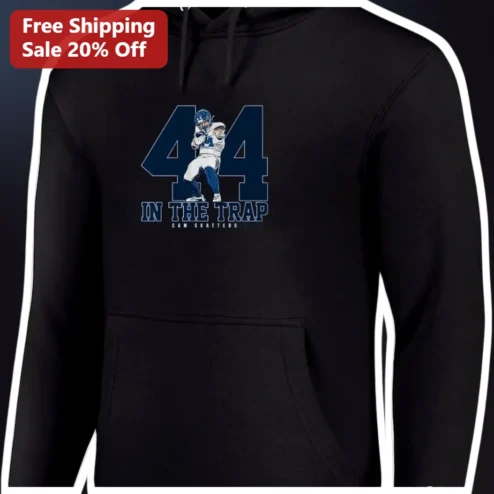 44 In The Trap Cam Skattebo Hoodie Viral Football Fan Gift available at our Chicago, Illinois warehouse