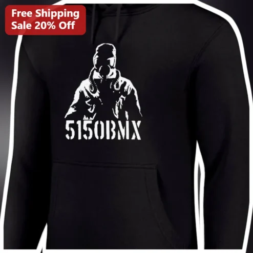 5150BMX Team Hoodie Rider Owned BMX Apparel Unisex Streetwear Pullover