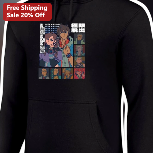 Nine Hours Nine Persons Nine Doors Seek A Way Out Hoodie