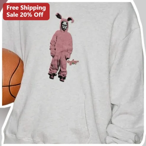 A Christmas Story Kevin Durant Bunny Sweatshirt Funny NBA Meme Holiday Gift