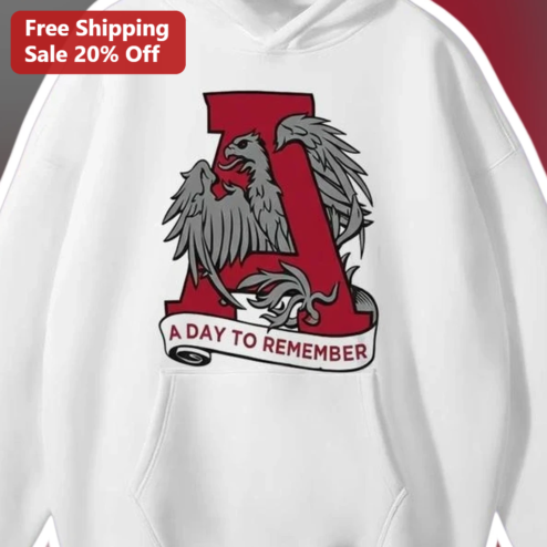 A Day To Remember Hoodie ADTR Pop Punk Band Merch Griffin Logo Sweatshirt