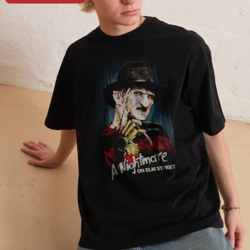 A Nightmare on Elm Street Freddy Krueger Vintage Horror Graphic Tee