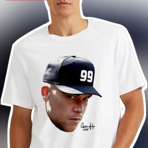 Aaron Judge #99 Yankees Signature Baseball Player Portrait Tee