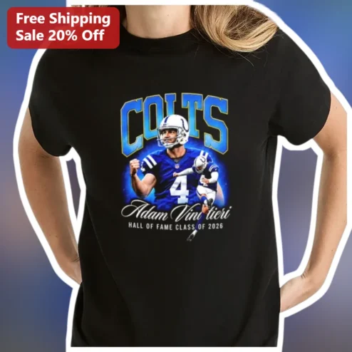 Adam Vinatieri Colts Hall of Fame Class of 2026 Tee