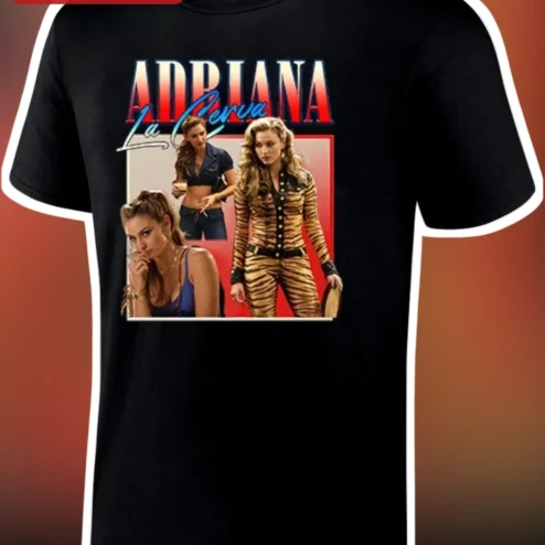 Adriana La Cerva Tee The Sopranos Fan Vintage Graphic T-Shirt for Women Men