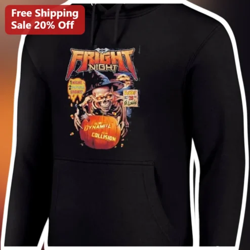 AEW Fright Night Dynamite Collision Halloween Skeleton Hoodie