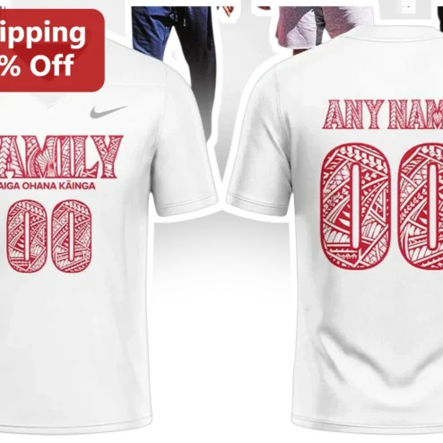 Aiga Ohana Kāinga Family Jersey Samoan Polynesian Heritage Tribal Design Personalized Gift