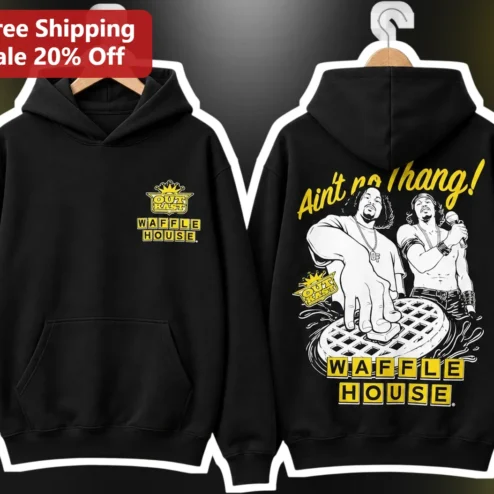 Ain't No Thang Hoodie OutKast Waffle House Southern Hip Hop Graphic Pullover Gift for Rap Fans