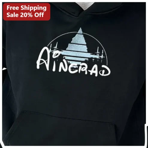 AINCRAD Hoodie Sword Art Online Anime Graphic Pullover Black Sci-Fi Streetwear Gift for Men Women