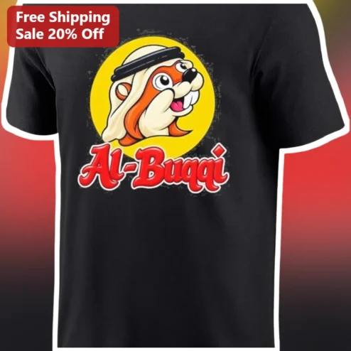Al-Buqqi Beaver Mascot Bucees Parody Tee Funny Muslim Humor Gift