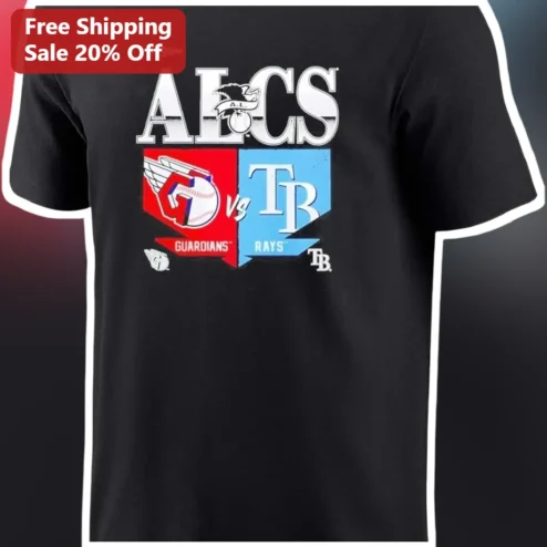 ALCS Guardians vs Rays Tee MLB American League Championship Series Baseball Playoff Fan Shirt