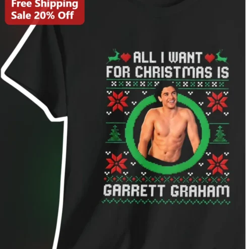 All I Want For Christmas Is Personalized Ugly Sweater Tee Custom Name Holiday Gift