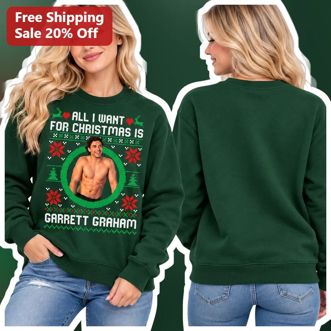 All I Want For Christmas Is Sweatshirt Ugly Christmas Sweater Style Holiday Gift for Fans