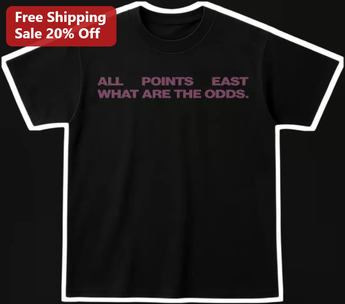 All Points East What Are The Odds Graphic Tee Indie Rock Festival Shirt