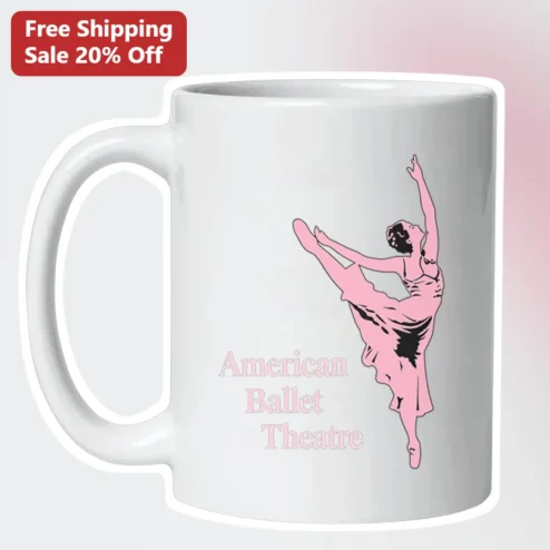 American Ballet Theatre Mug Ballerina Silhouette Gift for Dance Teacher Student Appreciation