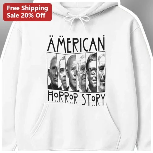American Horror Story Political Satire Hoodie Joe Biden Donald Trump Obama Mashup Unisex Sweatshirt