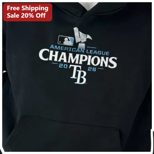 American League Champions Hoodie Baseball Fan Gear Pullover