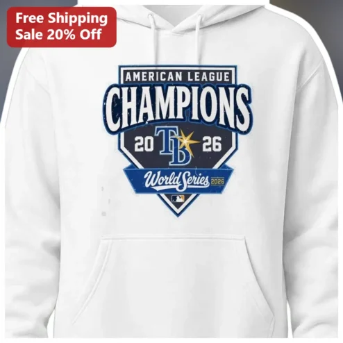 American League Champions World Series Hoodie Baseball Championship Sweatshirt for Fans