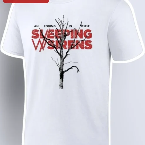 An Ending In Itself Sleeping With Sirens Tee Album Art Graphic Shirt