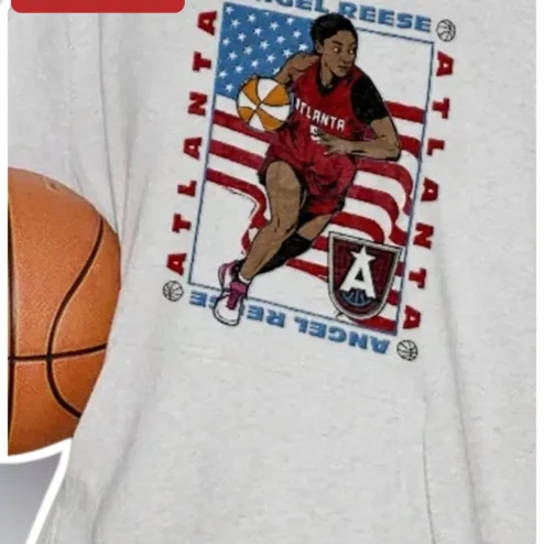 Angel Reese Atlanta Tee WNBA Fan Graphic Shirt Basketball Merch Gift