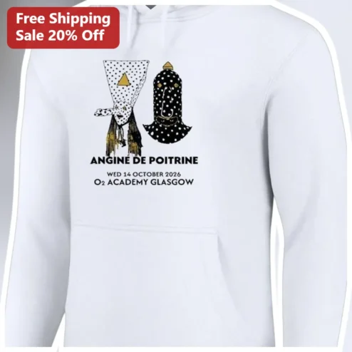 Angine de Poitrine Band Vintage Music Pullover Hoodie Unisex Indie Rock Merch