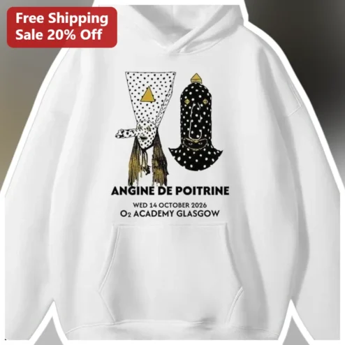 Angine de Poitrine Hoodie French Rock Band Merch Surreal Art Graphic Sweatshirt for Indie Music Fans