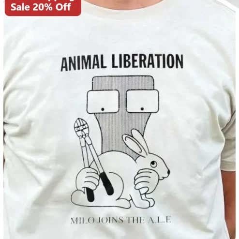 Animal Liberation Milo Joins The A.L.F. Retro Anime Graphic Tee