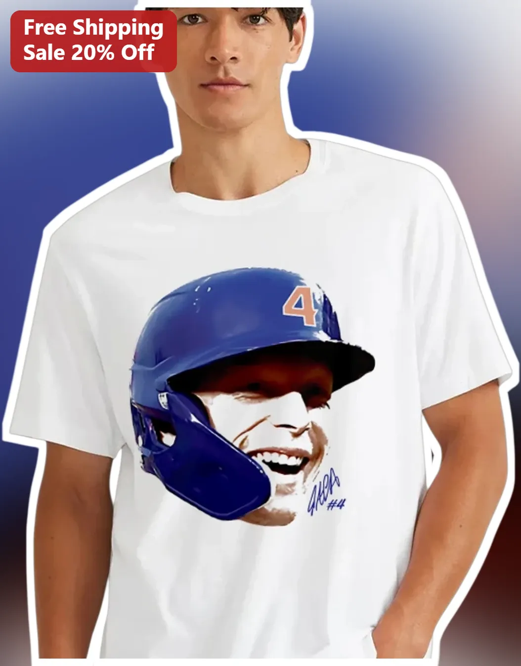 Anthony Rizzo Tee Chicago Cubs Baseball Fan Apparel Pop Art Portrait Shirt