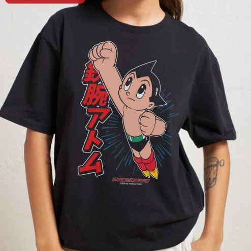 Astro Boy Tee Tetsuwan Atom Retro Anime Graphic Shirt Gift for Fans