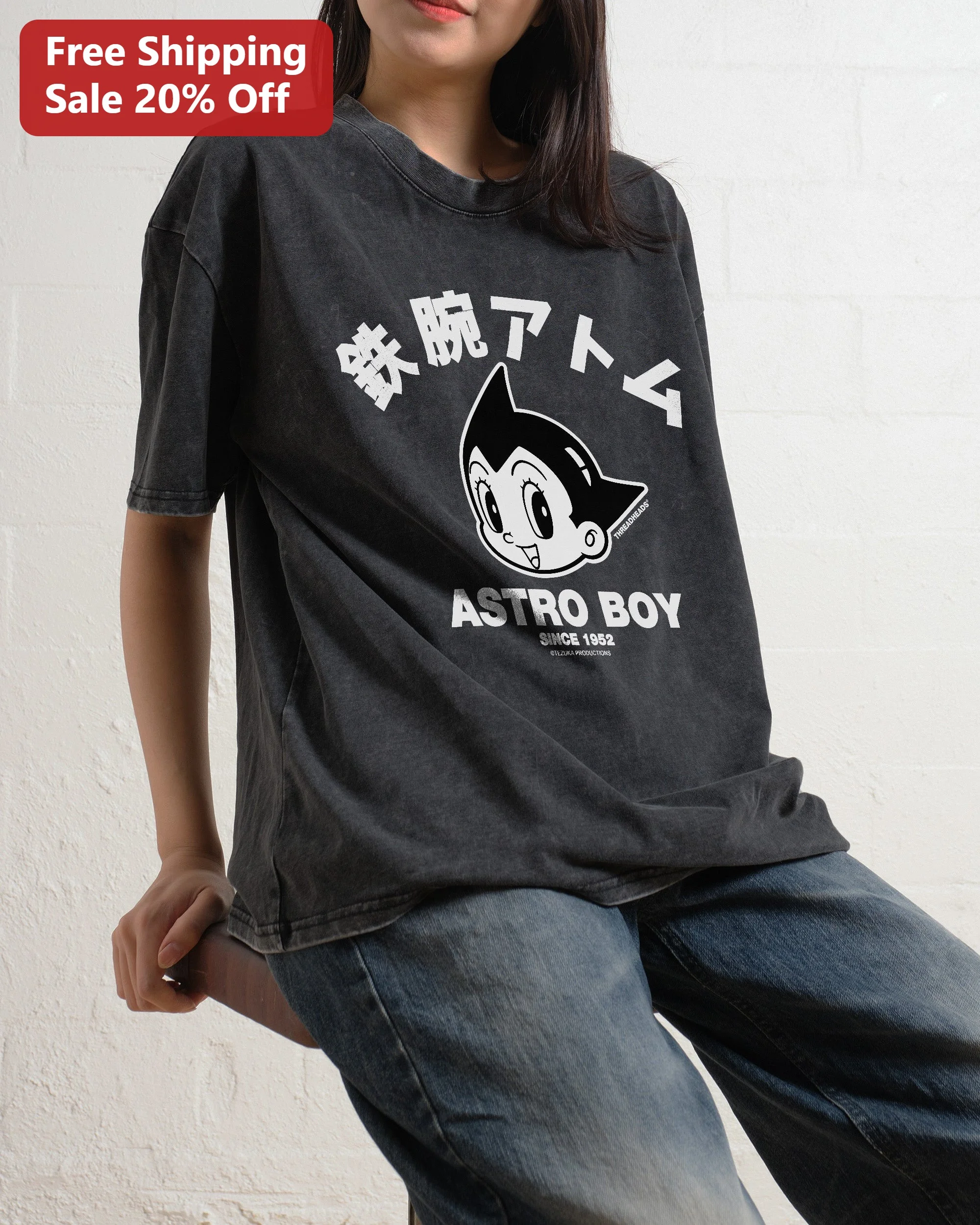 Astro Boy Tetsuwan Atom Since 1952 Vintage Anime Graphic Tee