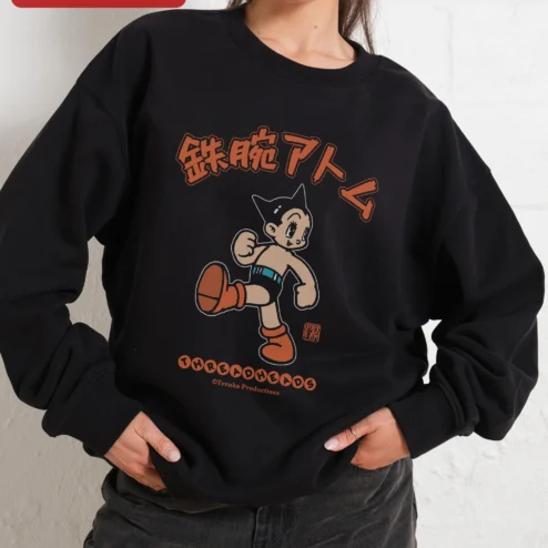 Astro Boy Tetsuwan Atom Sweatshirt Retro Anime Osamu Tezuka Merch