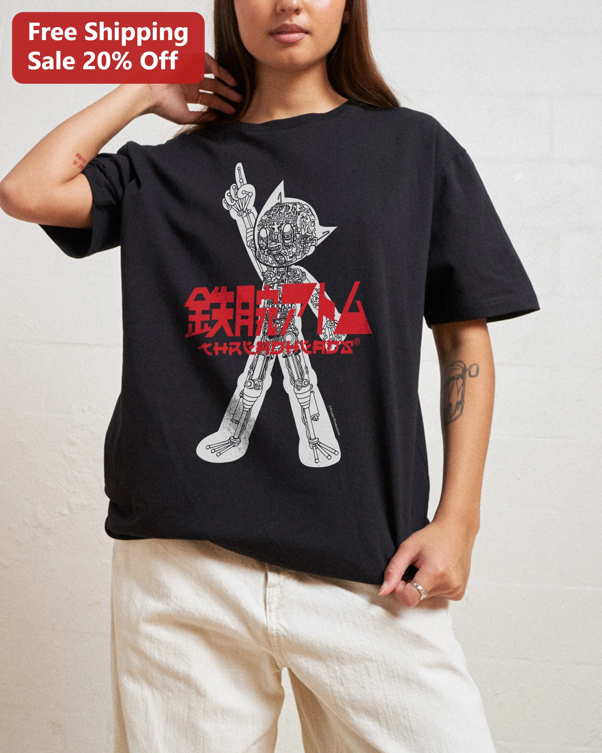 Astro Boy Thundercats Mashup Graphic Tee Vintage Anime Robot Anatomy T-Shirt