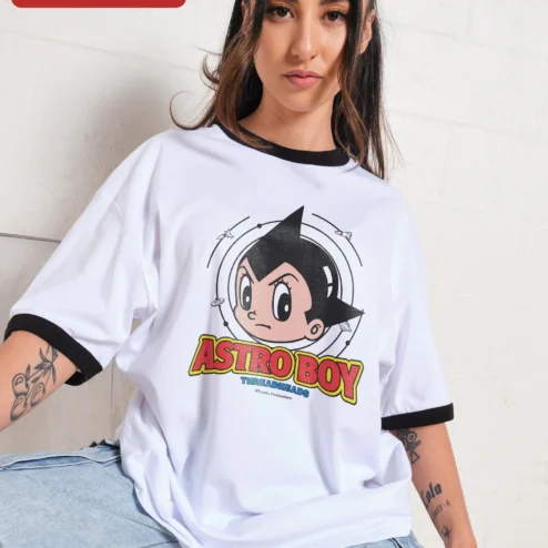 Astro Boy Vintage Retro Anime Graphic Tee for Women Men Pop Culture Gift