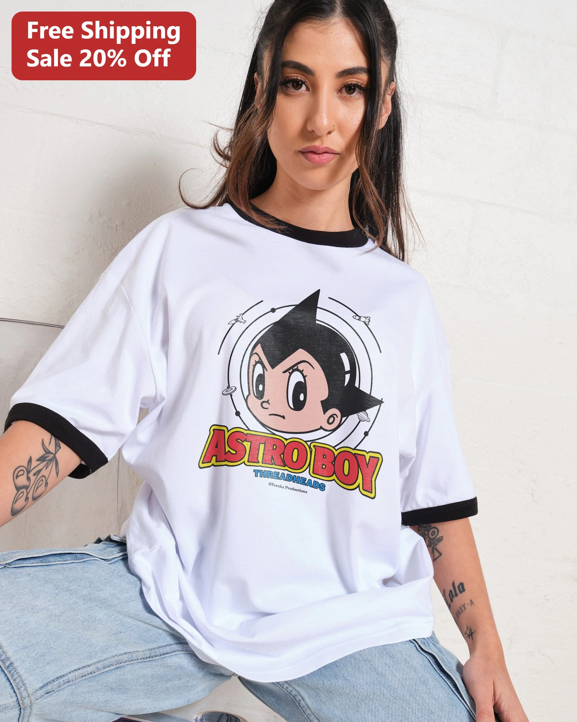 Astro Boy Vintage Retro Anime Graphic Tee for Women Men Pop Culture Gift