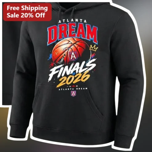 Atlanta Dream Finals 2026 Hoodie WNBA Fan Gear Black Pullover