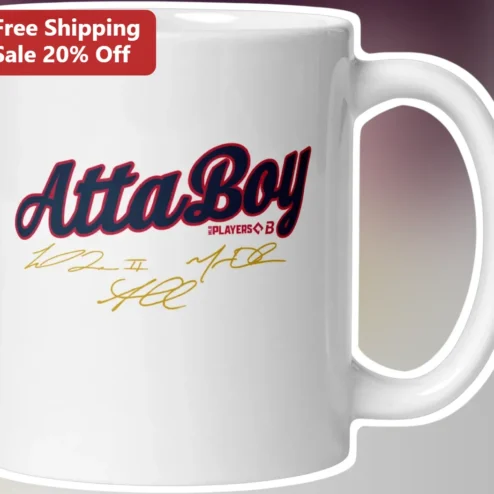 Atta Boy Mug Golf Signature Bryson DeChambeau Cameron Young Rickie Fowler Ceramic Coffee Cup Gift