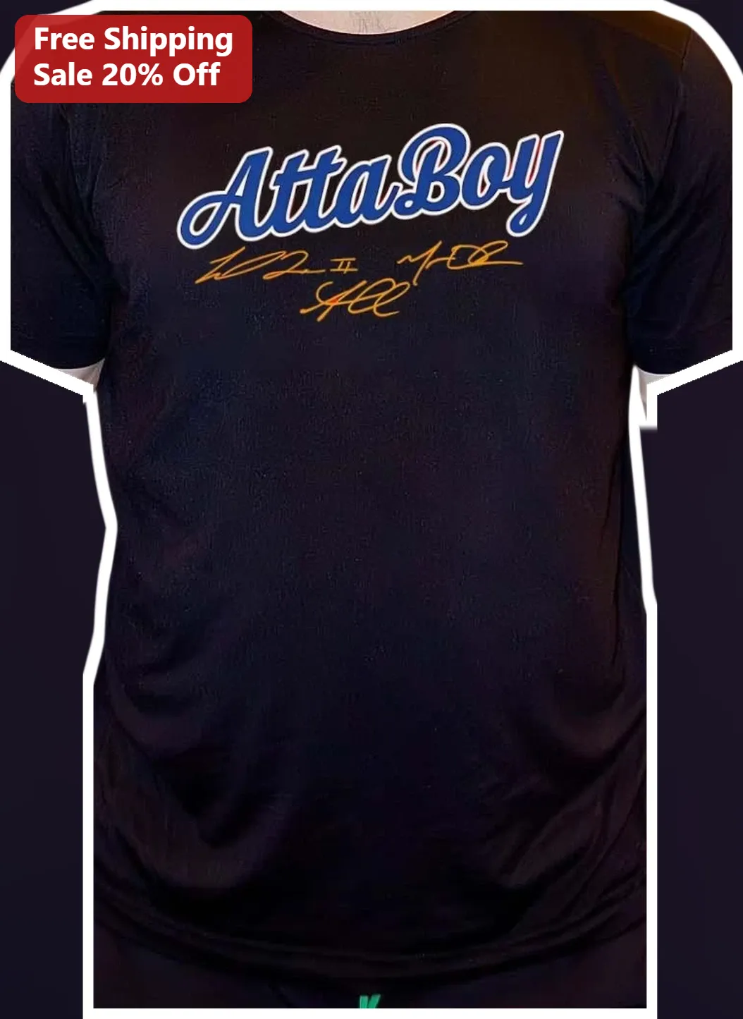 Atta Boy Tee Vintage Baseball Coach Gift Funny Encouragement Shirt for Men Women