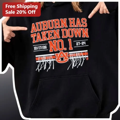 Auburn Has Taken Down No. 1 Hoodie Auburn Tigers College Football Fan Apparel