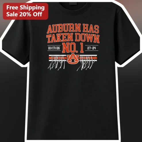 Auburn Has Taken Down No. 1 Vintage College Football Tee for Auburn Tigers Fans