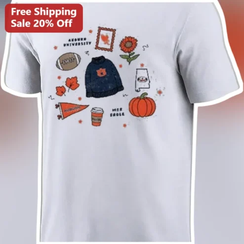 Auburn University War Eagle Tee Fall College Football Game Day Apparel
