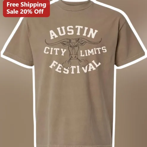 Austin City Limits Festival Vintage Longhorn Skull Tee for Music Fans