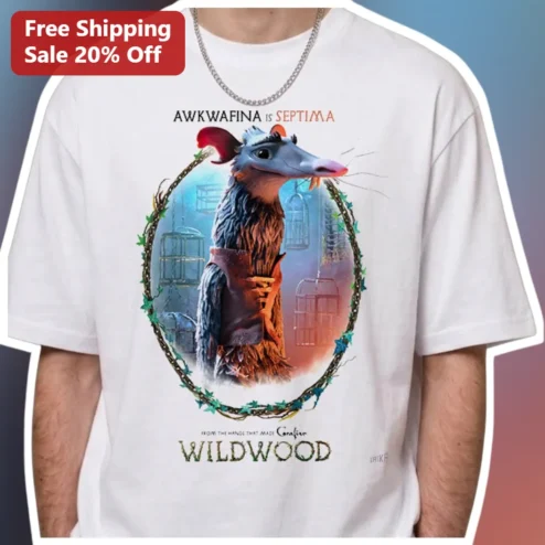 Awkwafina is Septima Wildwood Tee From the Hands That Made Coraline Movie Merch