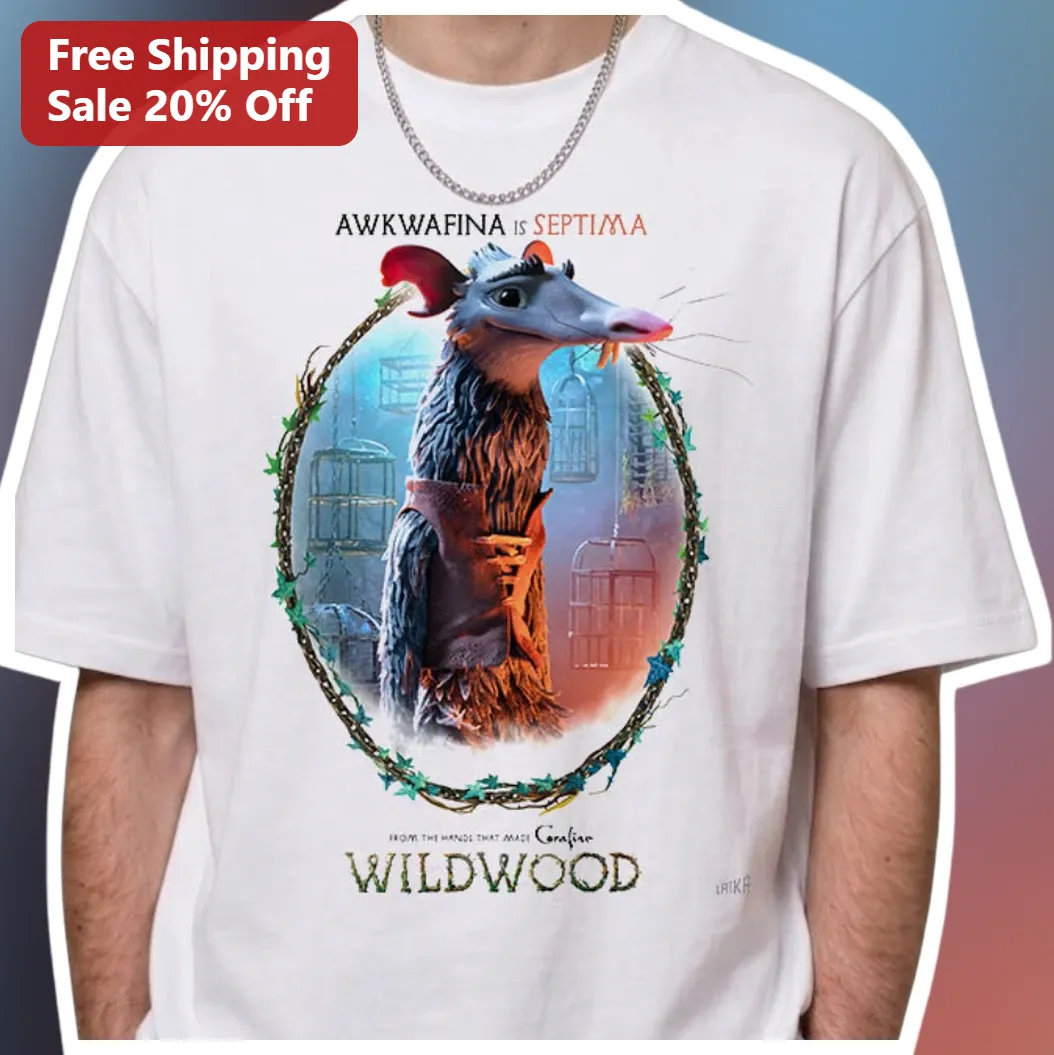 Awkwafina is Septima Wildwood Tee From the Hands That Made Coraline Movie Merch