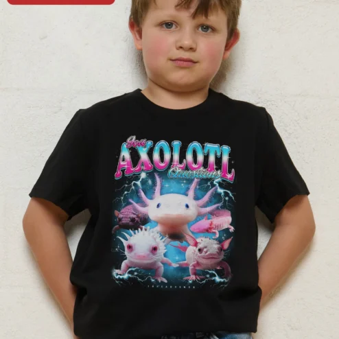 Axolotl Funny Graphic Tee You Axolotl Questions Cute Amphibian Lover Gift Shirt